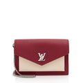 Louis Vuitton Calfskin Mylockme Chain Pochette (SHF-FlNzDu)