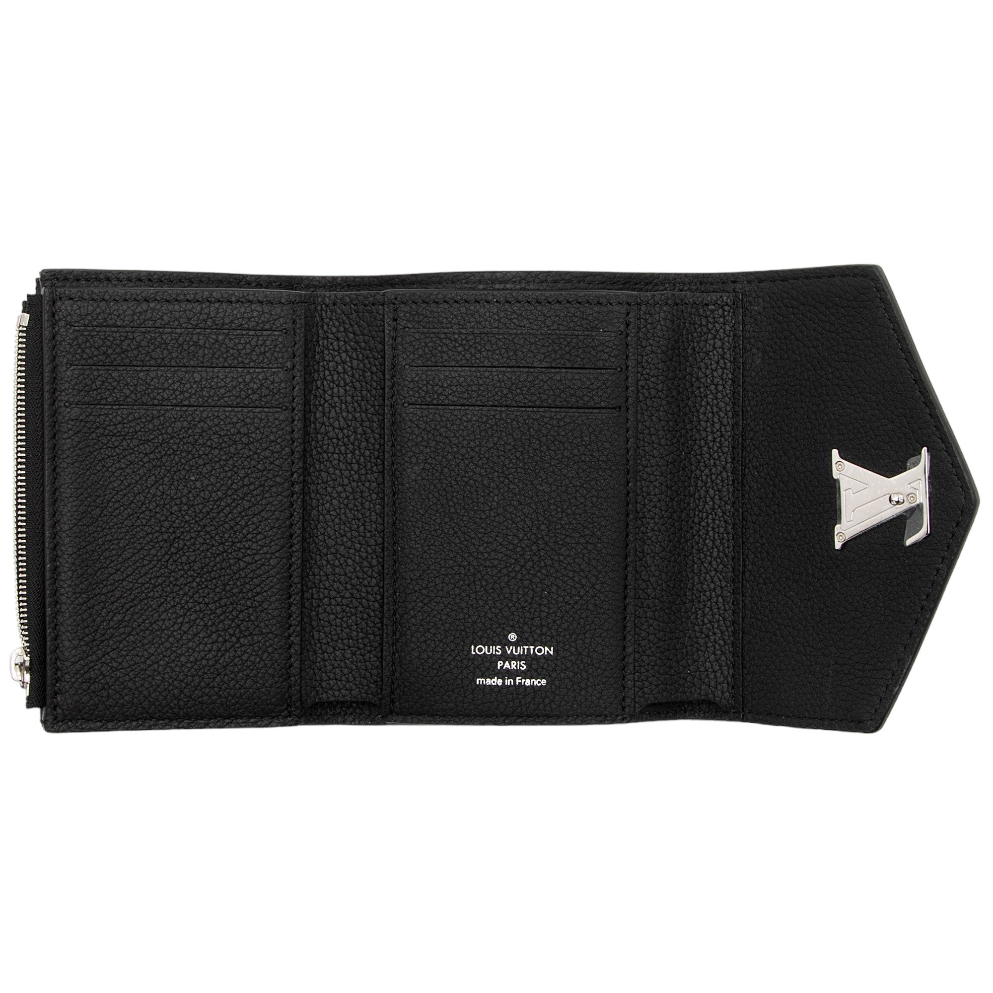 Louis Vuitton Calfskin Mylockme Compact Wallet (SHF-tUlBW1)