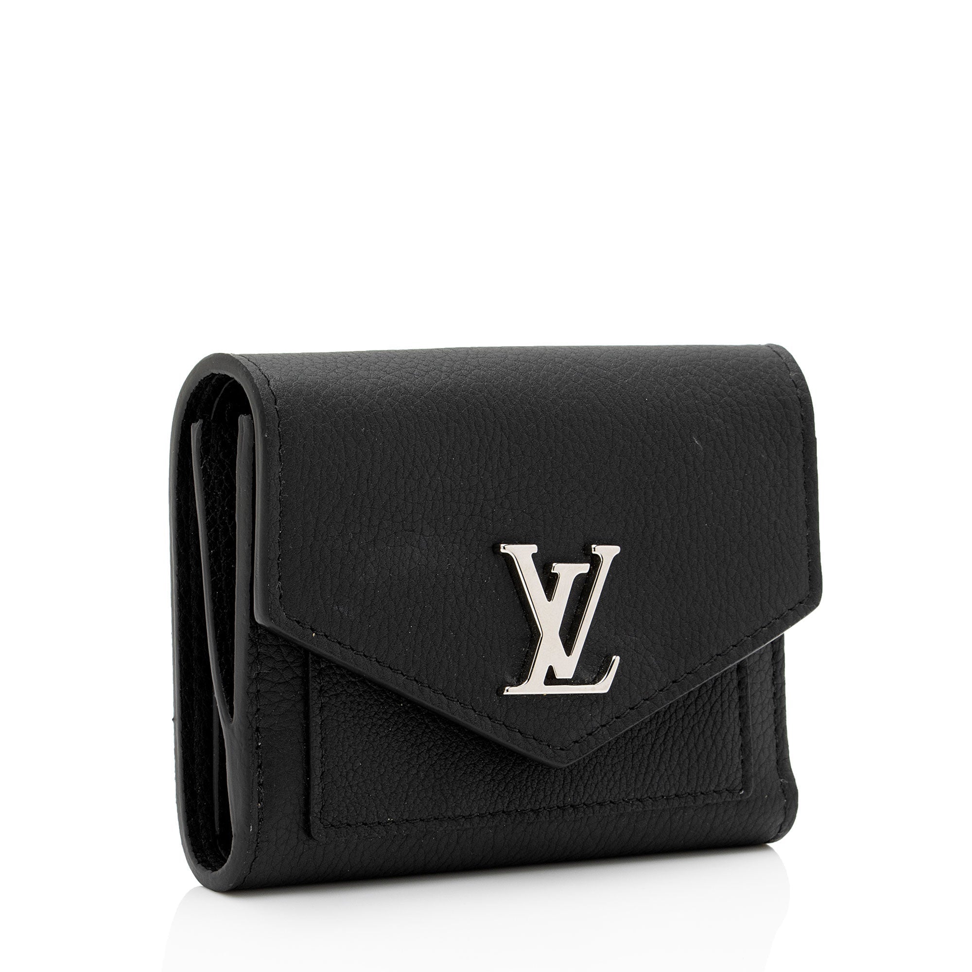 Louis Vuitton Calfskin Mylockme Compact Wallet (SHF-tUlBW1)