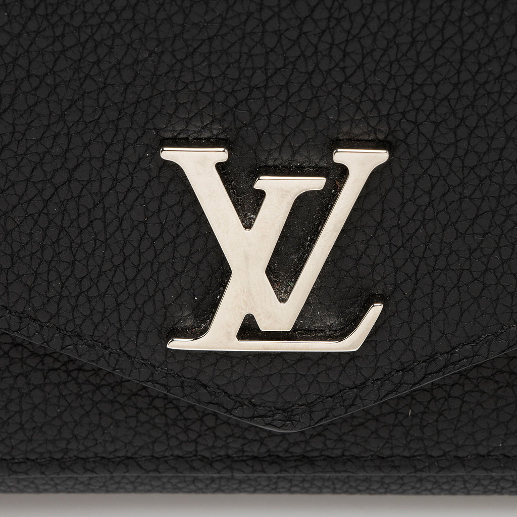 Louis Vuitton Calfskin Mylockme Compact Wallet (SHF-GGaMuI)