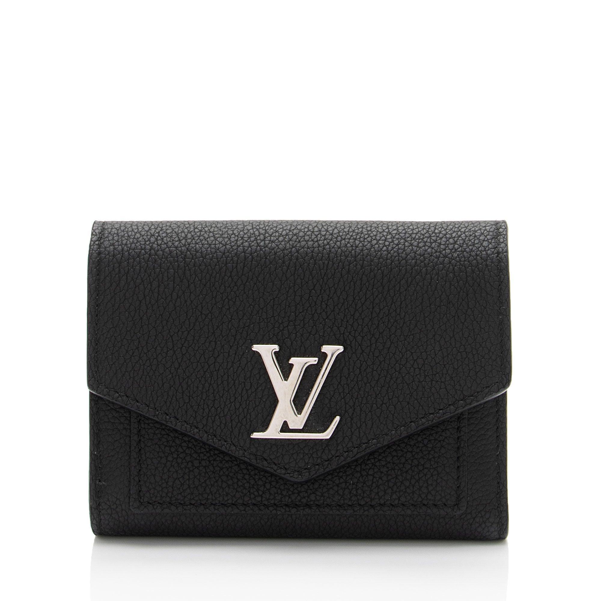 Louis Vuitton Calfskin Mylockme Compact Wallet (SHF-GGaMuI)