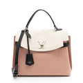 Louis Vuitton Calfskin Lockme Ever MM Top Handle (SHF-rz7iDD)