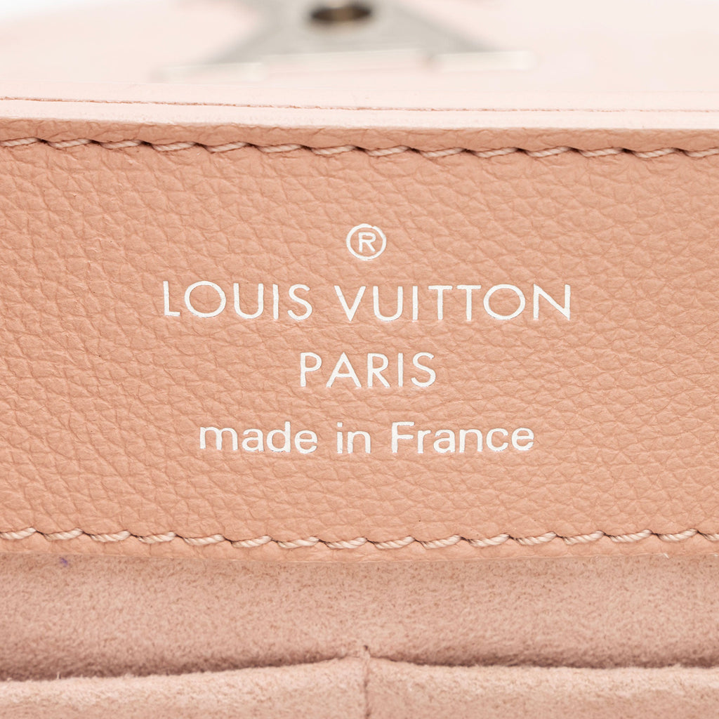 Louis Vuitton Calfskin Lockme Ever MM Top Handle (SHF-rz7iDD)