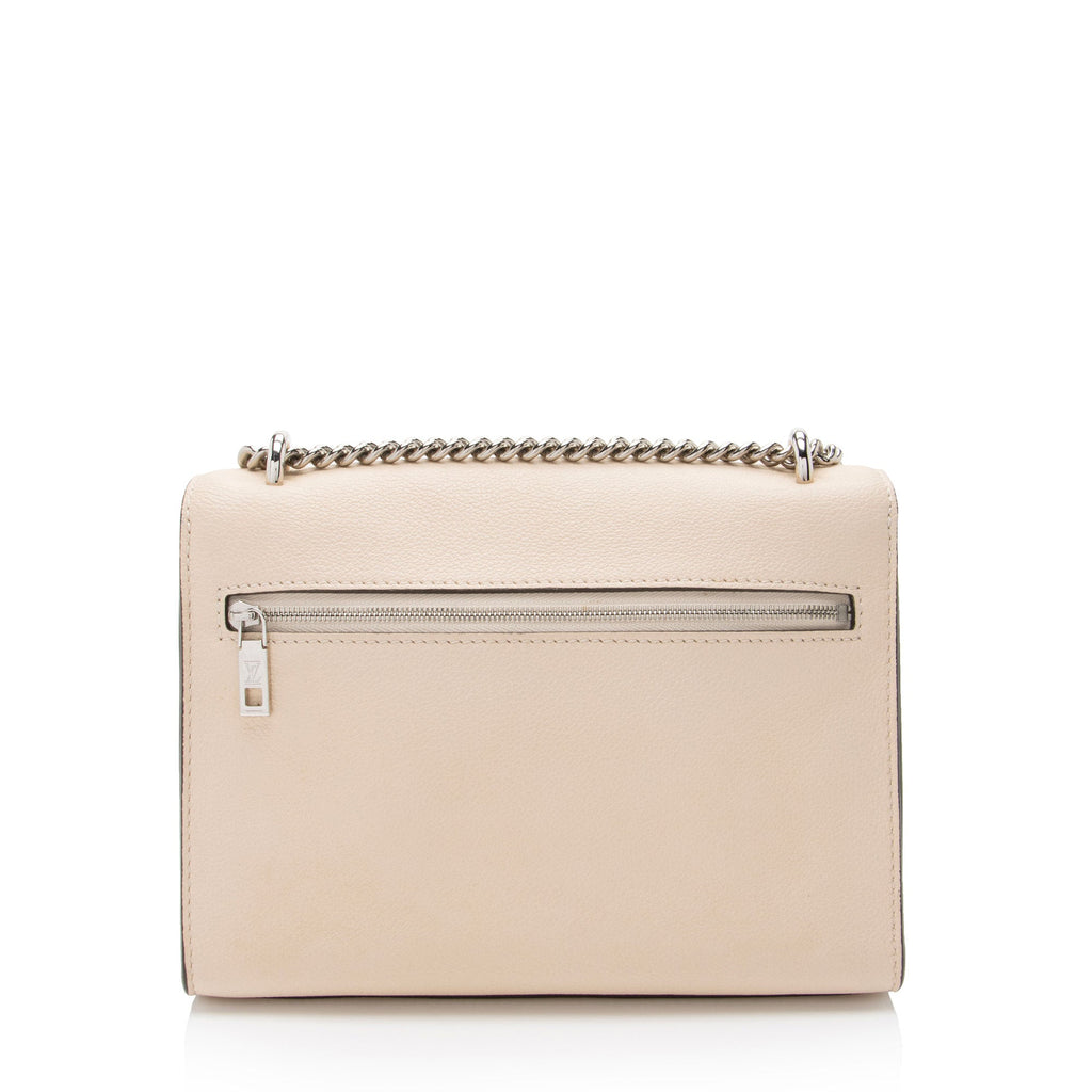 Louis Vuitton Calfskin Mylockme Fleurs BB Shoulder Bag