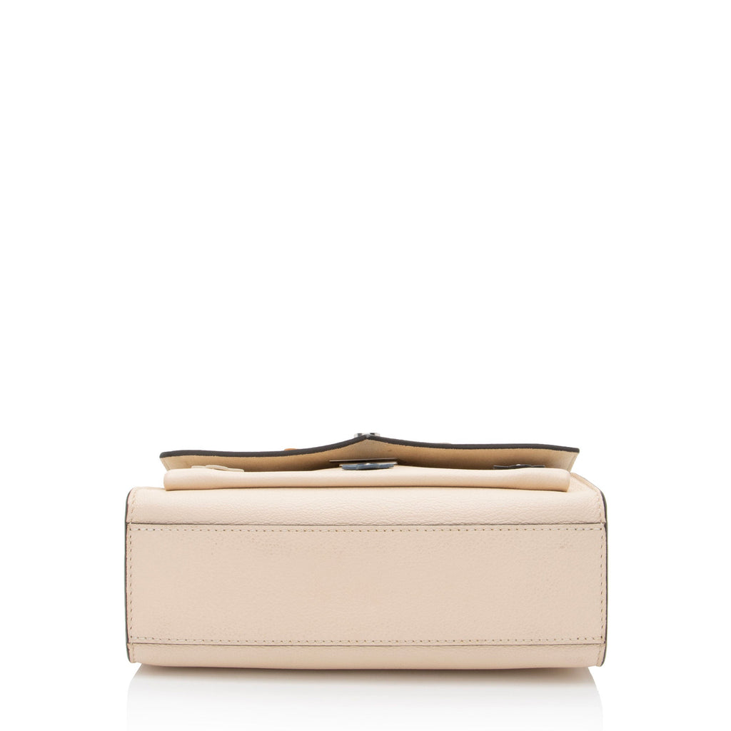 Louis Vuitton Calfskin Mylockme Fleurs BB Shoulder Bag