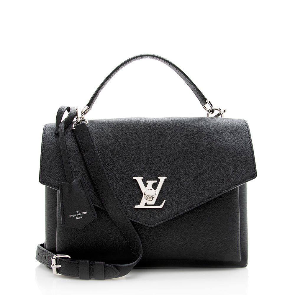 Louis Vuitton Calfskin Mylockme Satchel (SHF-18939)