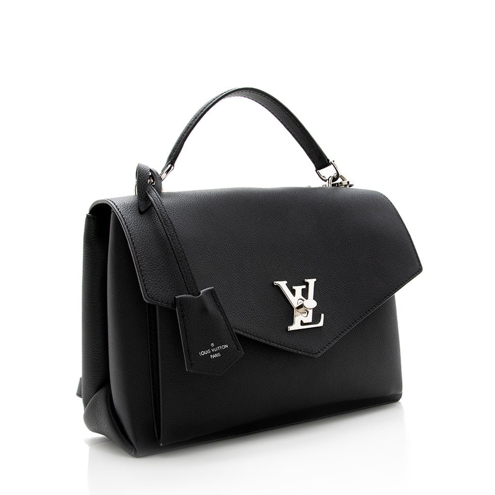 Louis Vuitton Calfskin Mylockme Satchel (SHF-18939)