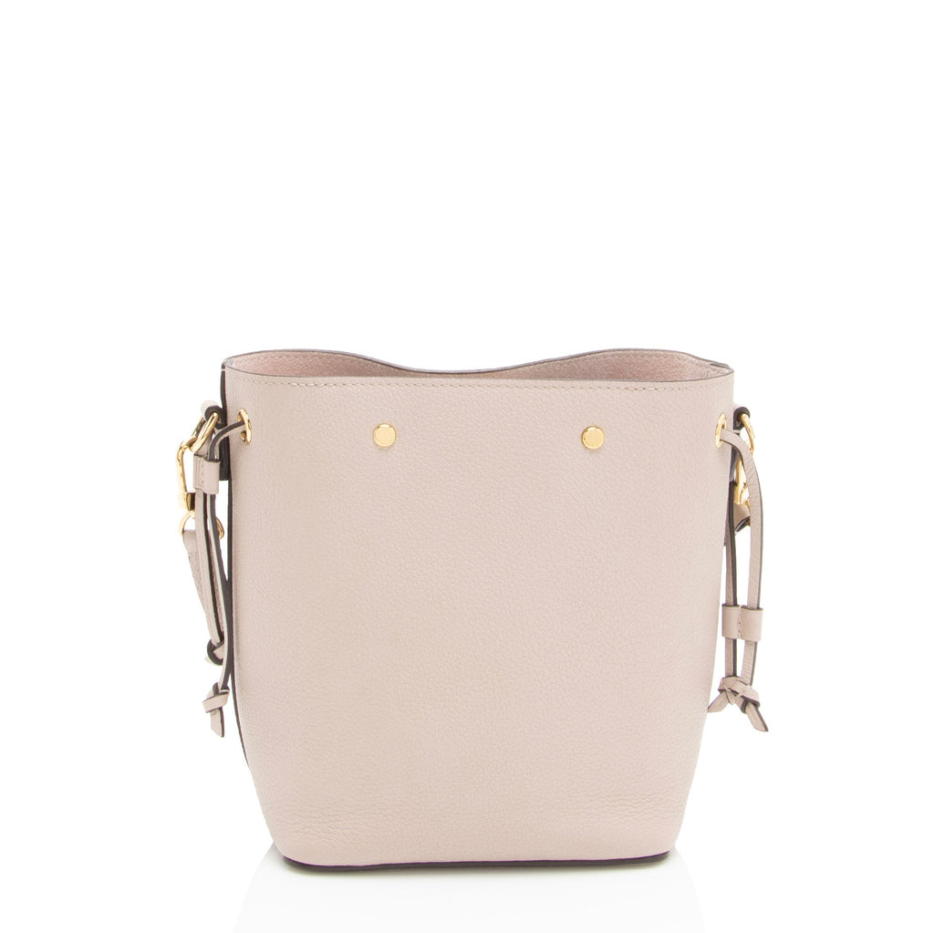 Louis Vuitton Calfskin Nano Lockme Bucket Bag (SHF-5gQoz6)