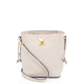 Louis Vuitton Calfskin Nano Lockme Bucket Bag (SHF-5gQoz6)