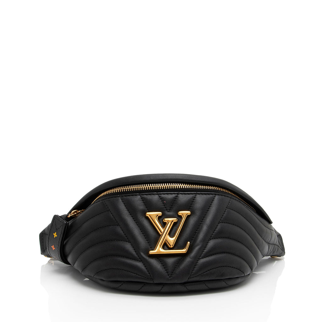 Louis Vuitton Calfskin New Wave Bumbag (SHF-gSN15r)
