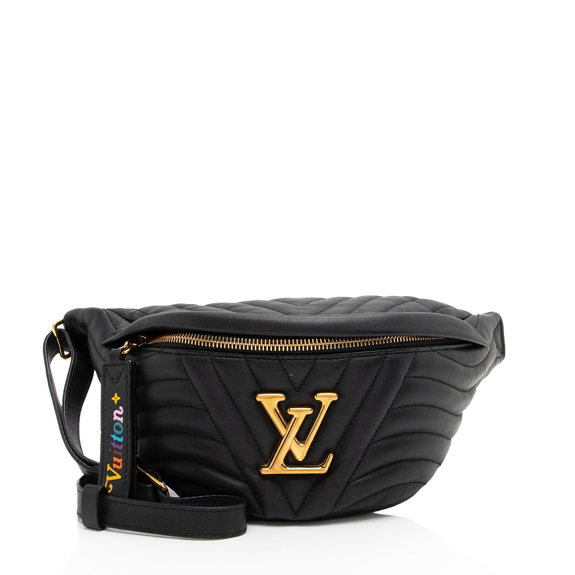 Louis Vuitton Calfskin New Wave Bumbag (SHF-gSN15r)