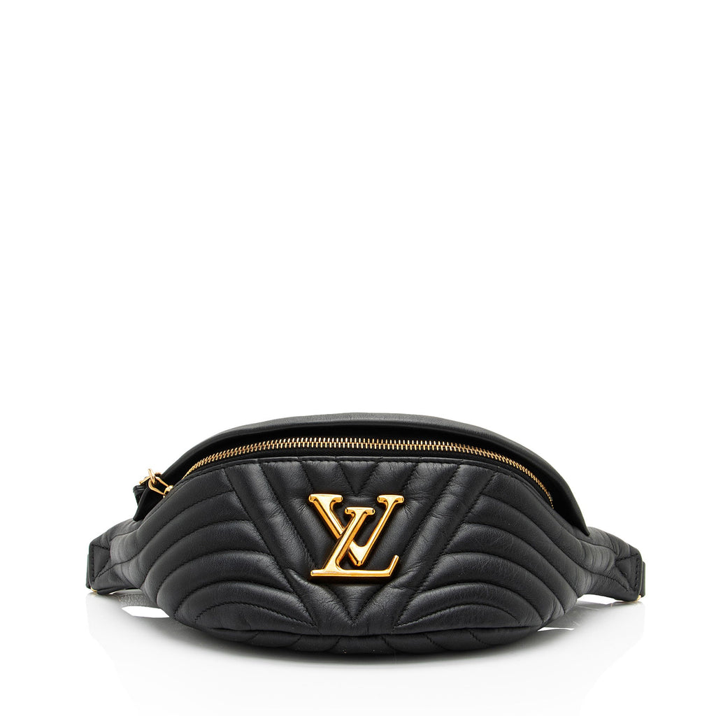 Louis Vuitton Calfskin New Wave Bumbag (SHF-Skd5to)