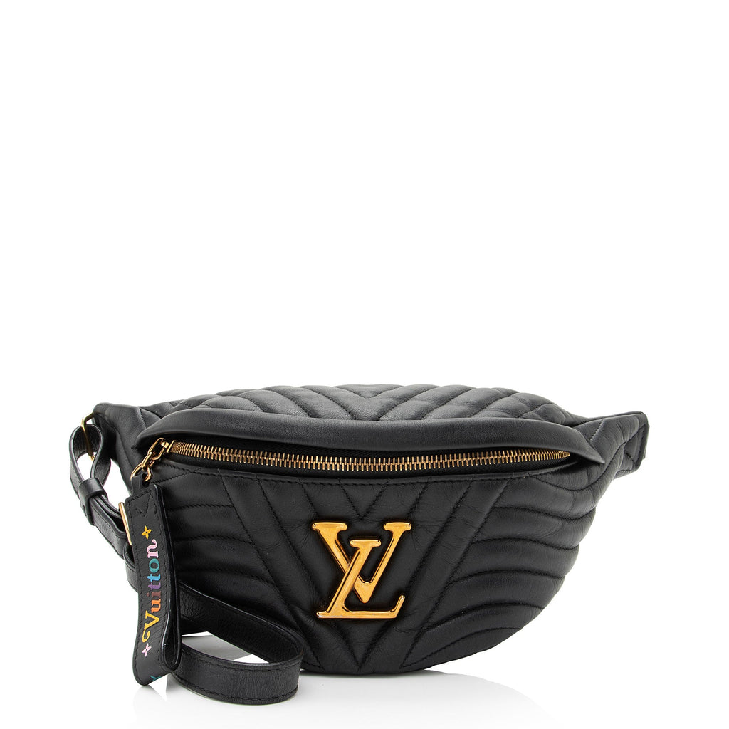 Louis Vuitton Calfskin New Wave Bumbag (SHF-Skd5to)