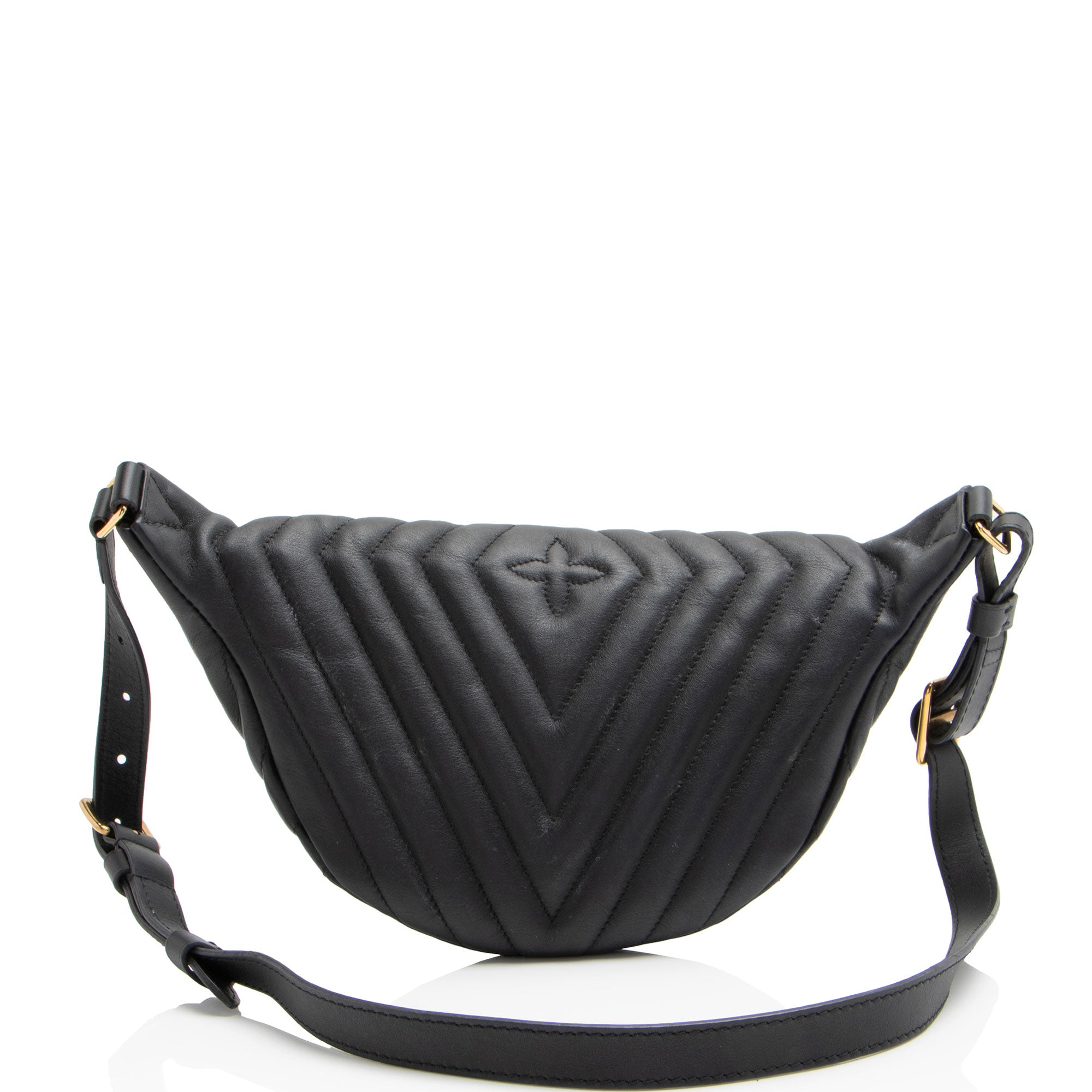 Louis Vuitton Calfskin New Wave Bumbag (SHF-XjMMSU)