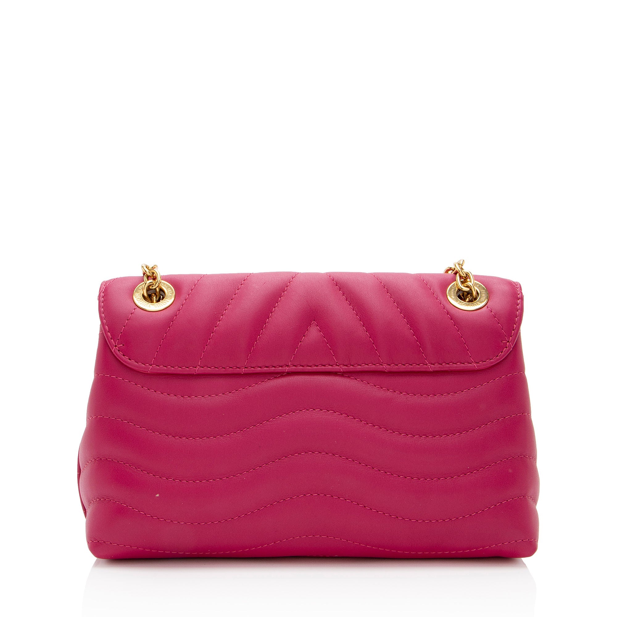 Louis Vuitton Calfskin New Wave Chain Shoulder Bag (SHF-ihtUHs)