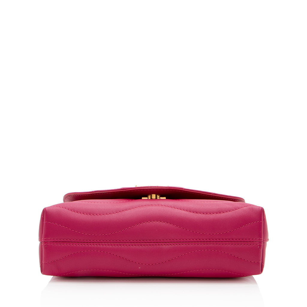Louis Vuitton Calfskin New Wave Chain Shoulder Bag (SHF-ihtUHs)