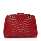 Louis Vuitton Calfskin New Wave Chain Tote (SHF-FEtc9L)