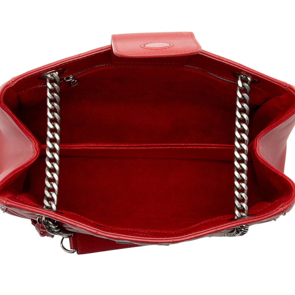 Louis Vuitton Calfskin New Wave Chain Tote (SHF-FEtc9L)