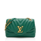 Louis Vuitton Calfskin New Wave GM Chain Bag (SHF-REaIr8)