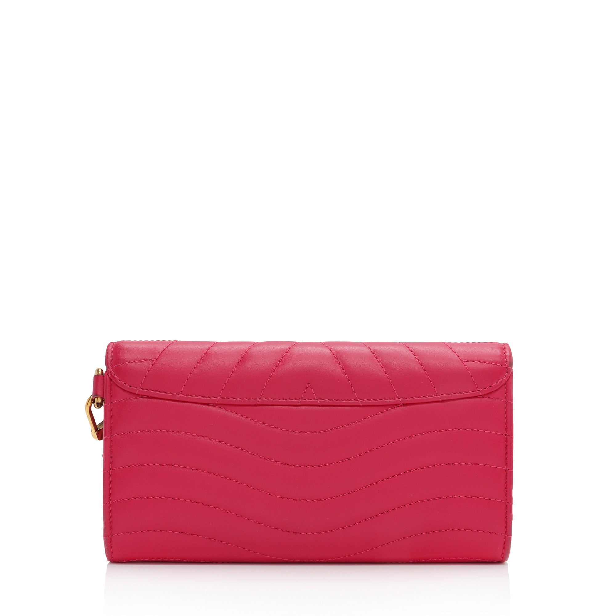 Louis Vuitton Calfskin New Wave Long Wallet (SHF-EjKLT8)