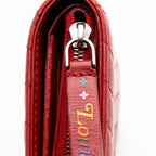 Louis Vuitton Calfskin New Wave Zippy Coin Wallet - FINAL SALE (SHF-18051)