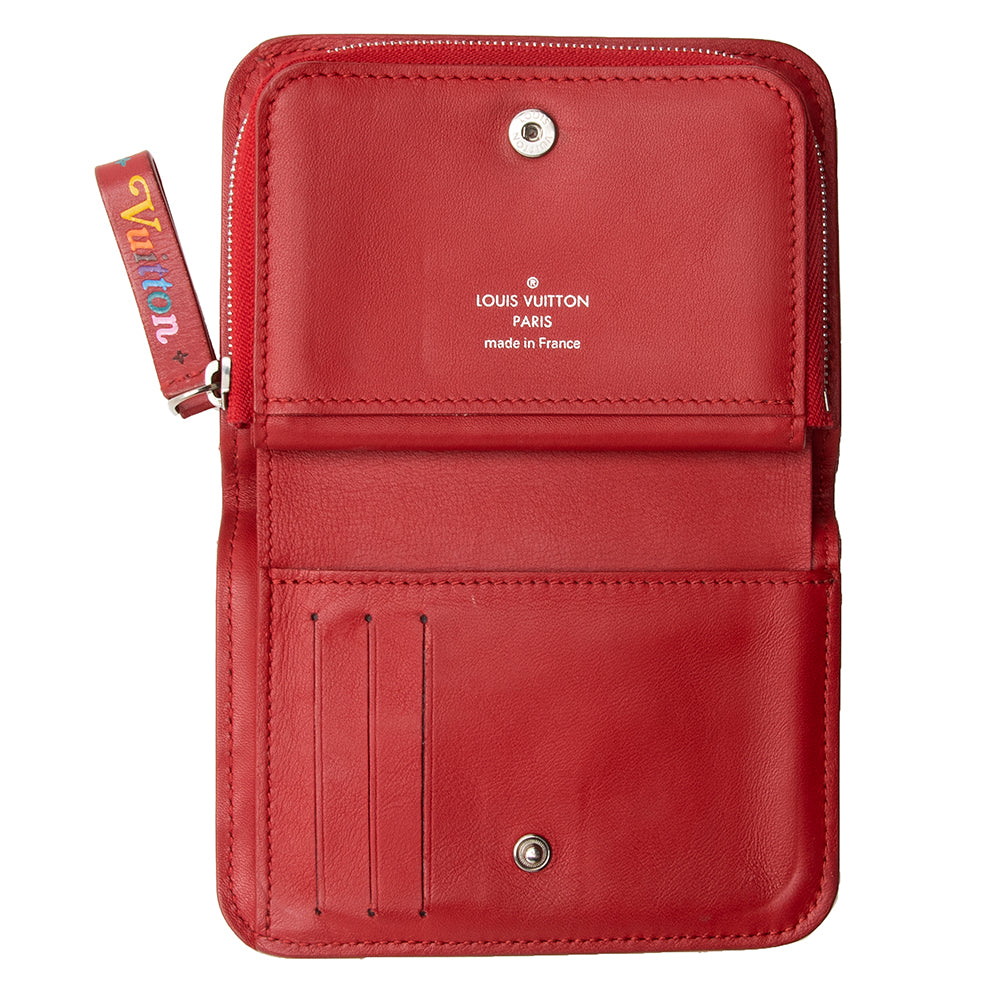 Louis Vuitton Calfskin New Wave Zippy Coin Wallet - FINAL SALE (SHF-18051)