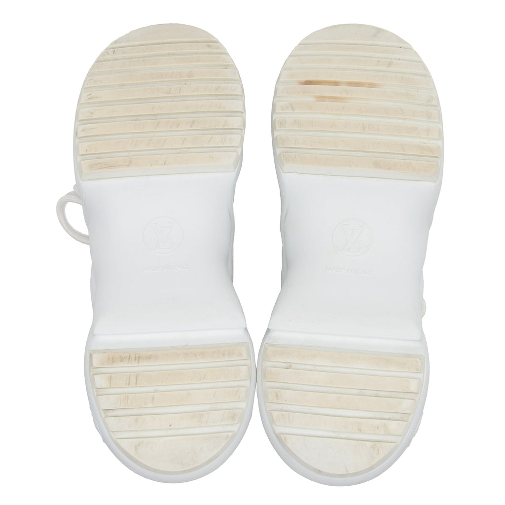 Louis Vuitton Calfskin Nylon Pop LV Archlight Sneakers - Size 7.5 / 37.5 (SHF-c5bGiQ)