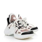 Louis Vuitton Calfskin Nylon Pop LV Archlight Sneakers - Size 7.5 / 37.5 (SHF-c5bGiQ)