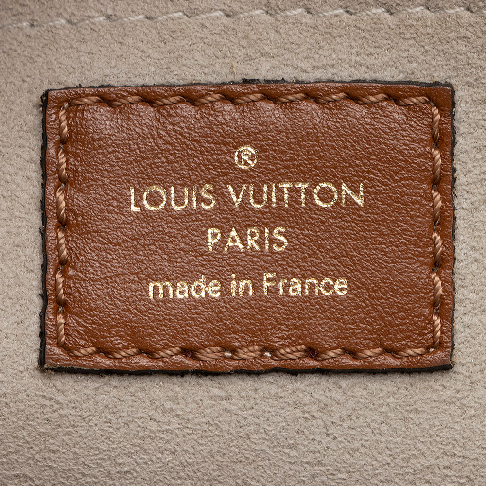 Louis Vuitton Calfskin On My Side MM Tote (SHF-21611)