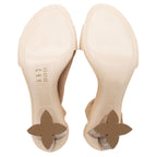 Louis Vuitton Calfskin Python Silhouette Wrap Sandals - Size 8 / 38