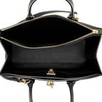 Louis Vuitton Calfskin Reverse Monogram Studded City Steamer MM Tote (SHF-18594)