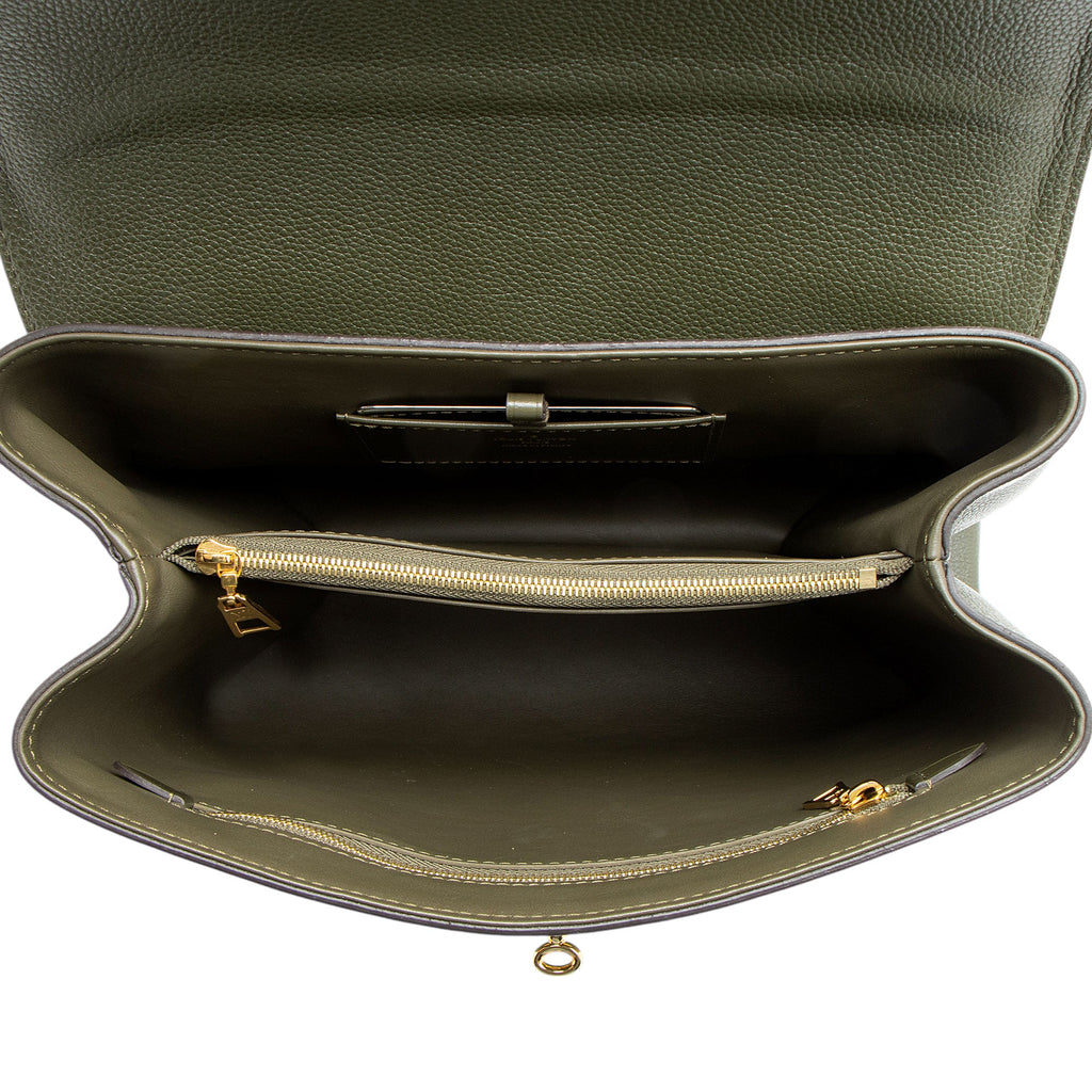 Louis Vuitton Calfskin Rose Des Vents MM Top Handle