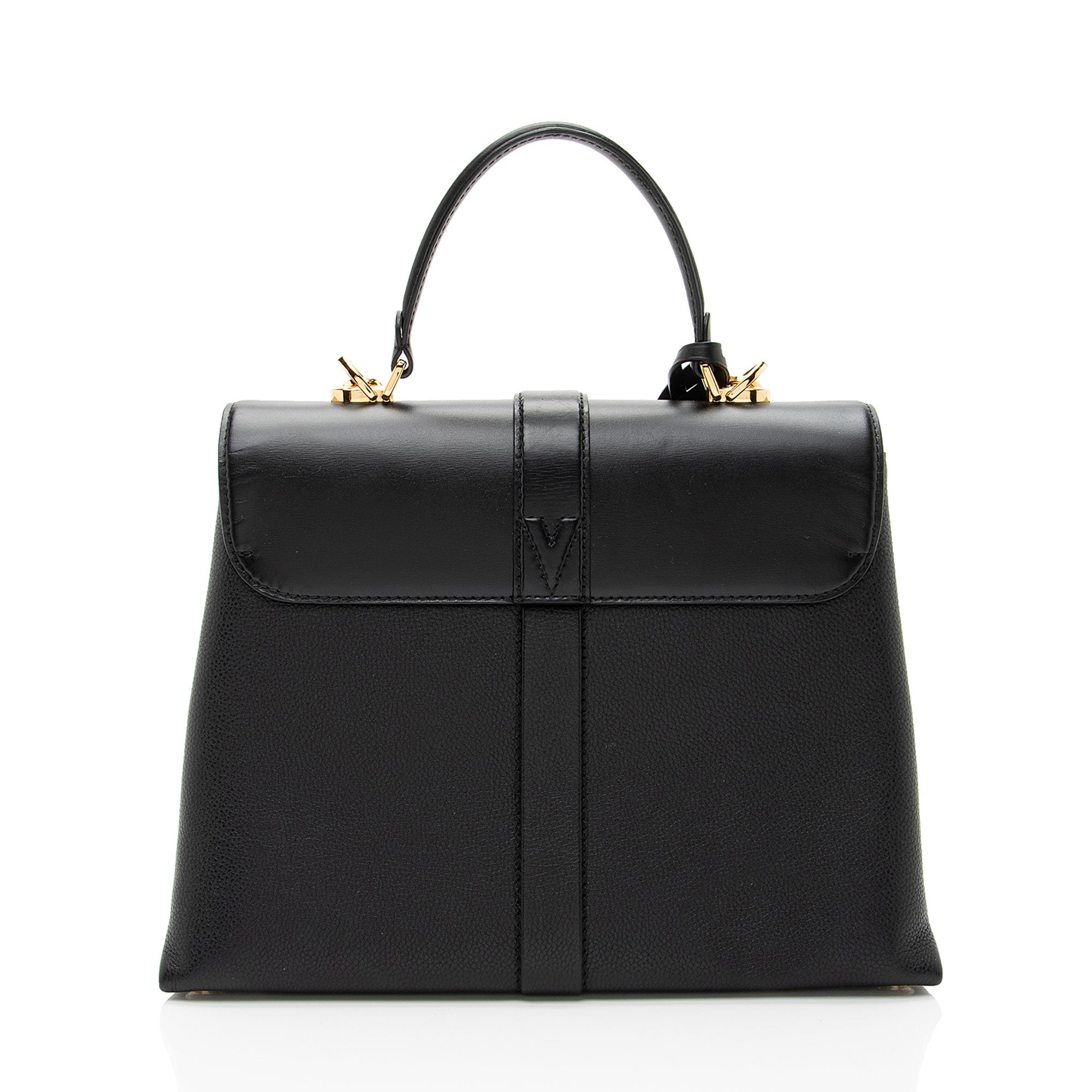 Louis Vuitton Calfskin Rose Des Vents MM Top Handle