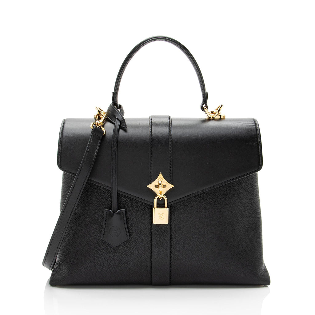 Louis Vuitton Calfskin Rose Des Vents MM Top Handle