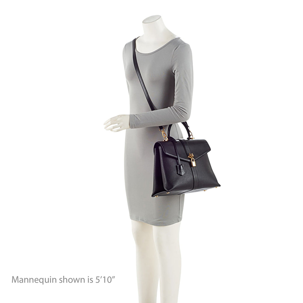 Louis Vuitton Calfskin Rose Des Vents MM Top Handle