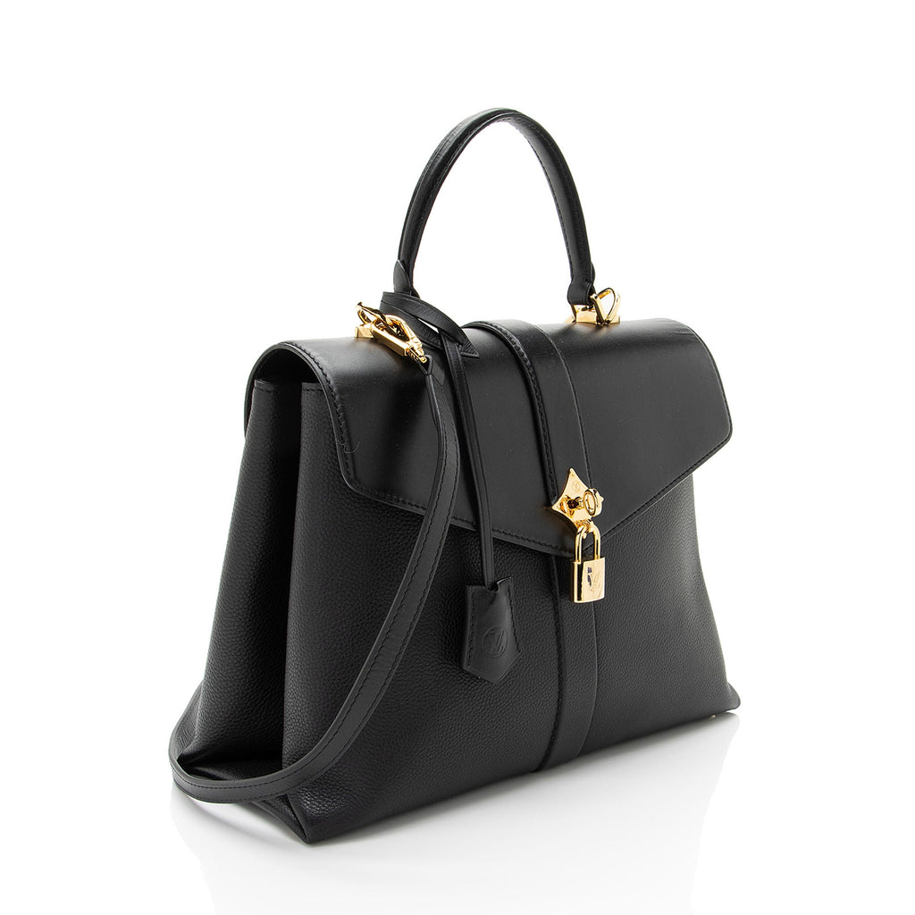 Louis Vuitton Calfskin Rose Des Vents MM Top Handle