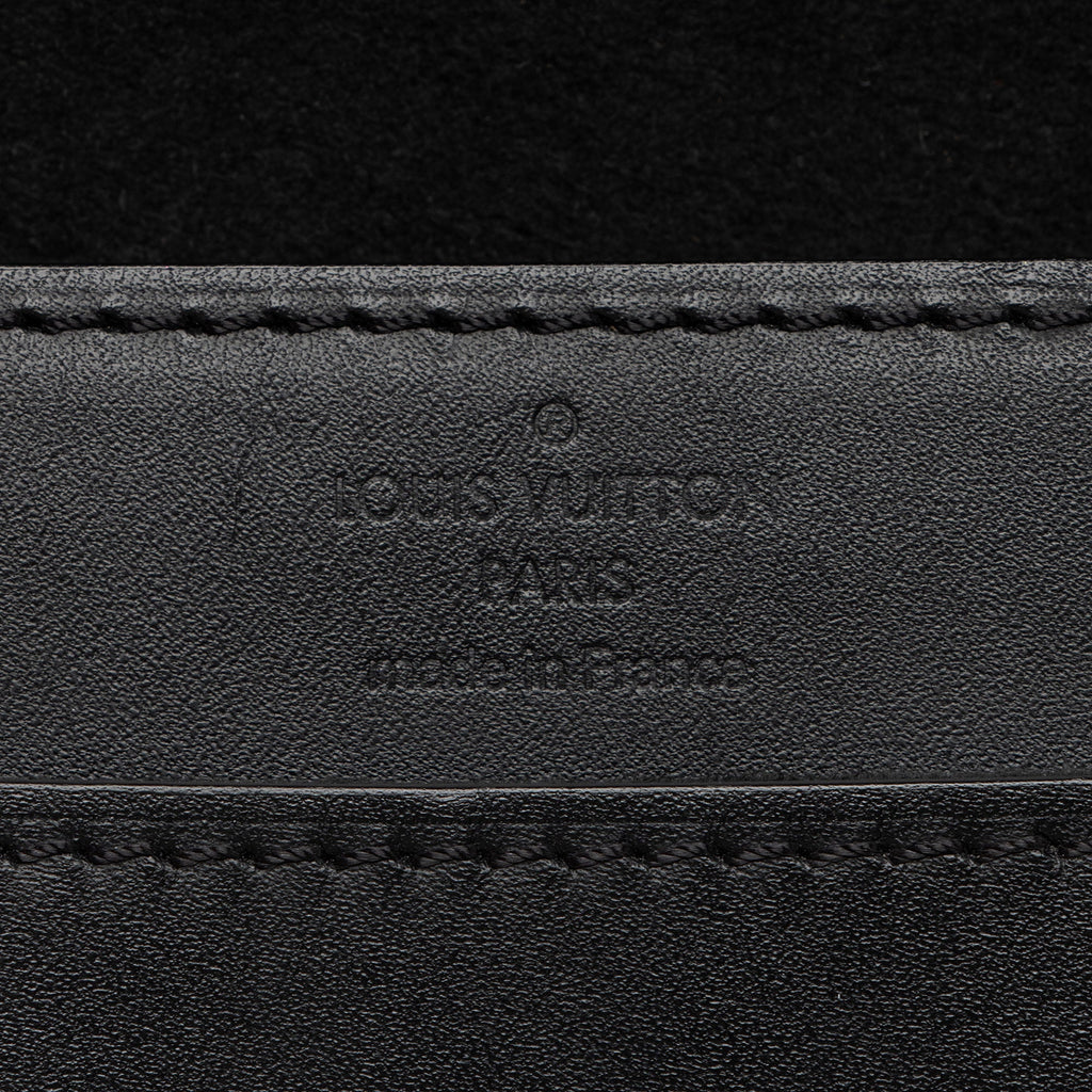 Louis Vuitton Calfskin Studded Chain Louise Shoulder Bag (SHF-tvxiQj)