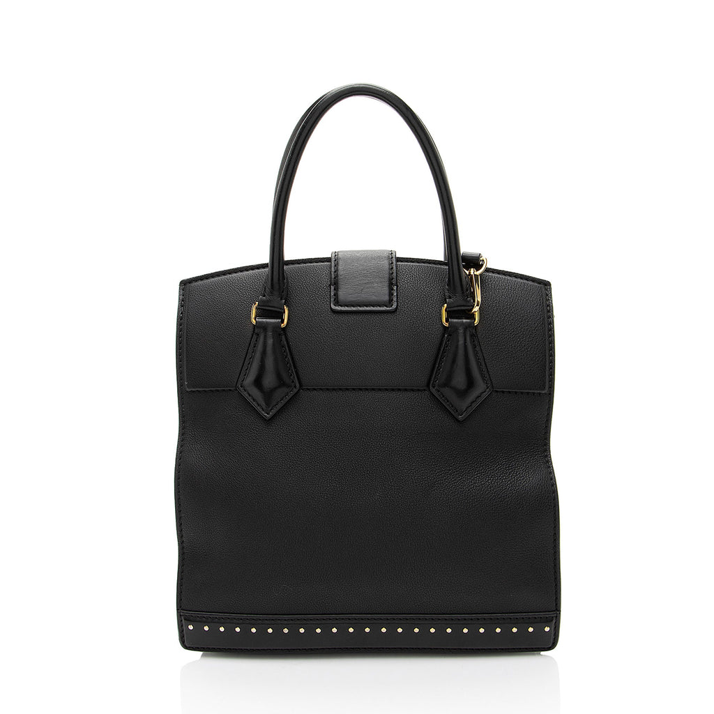 Louis Vuitton Calfskin Studded Marly PM Tote - FINAL SALE