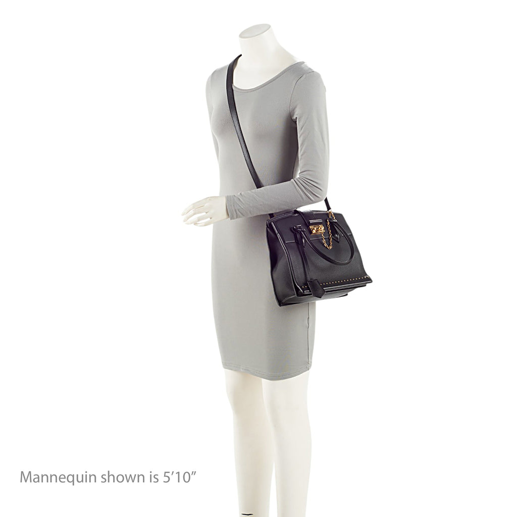 Louis Vuitton Calfskin Studded Marly PM Tote - FINAL SALE