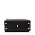 Louis Vuitton Calfskin Tufted Monogram Canvas On My Side MM Tote (SHF-rALkar)