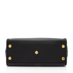 Louis Vuitton Calfskin Tufted Monogram Canvas On My Side MM Tote (SHF-WP5JFh)