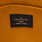Louis Vuitton Calfskin Tufted Monogram Canvas On My Side MM Tote (SHF-WP5JFh)