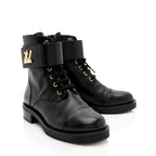 Louis Vuitton Calfskin Wonderland Ranger LV Twist Boots - Size 8.5 / 38.5