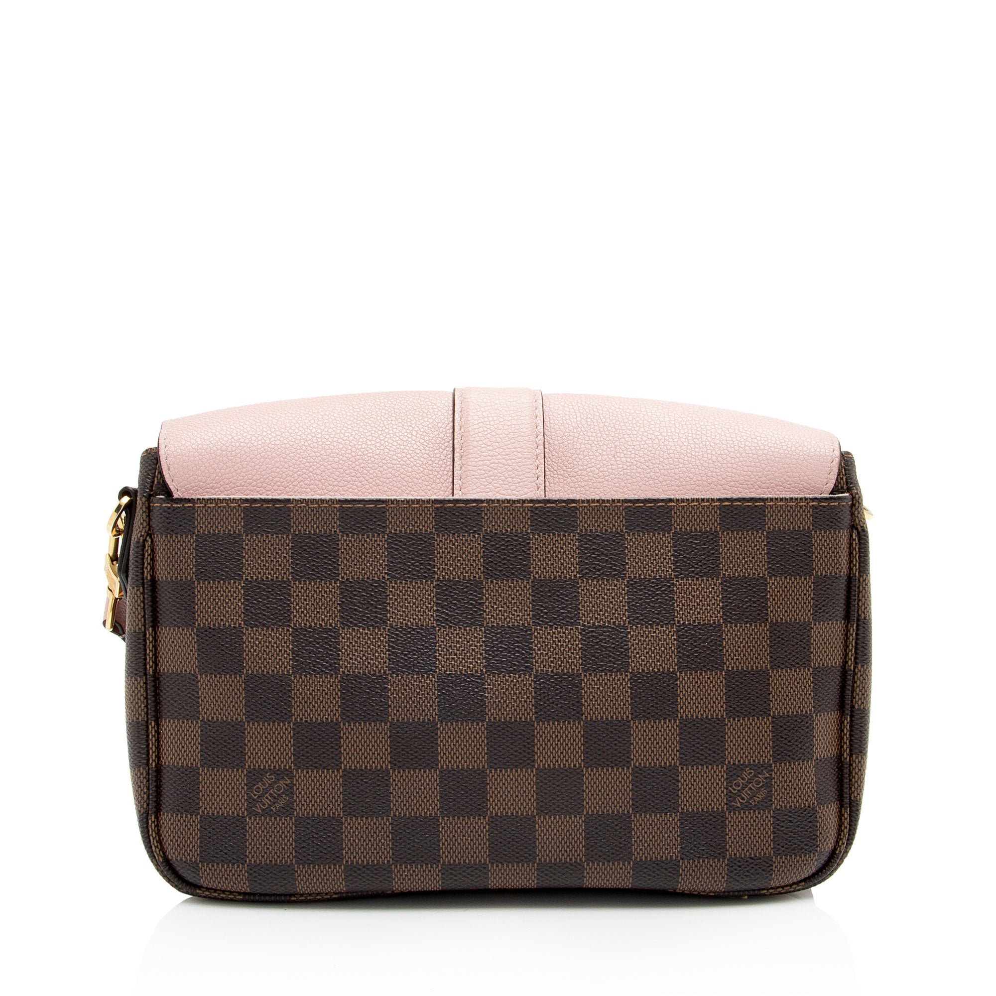 Louis Vuitton Damier Ebene Calfskin Clapton PM Shoulder Bag (SHF-XlUAPG)