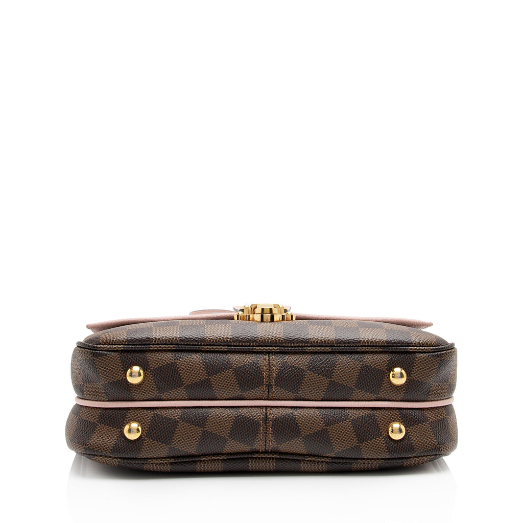 Louis Vuitton Damier Ebene Calfskin Clapton PM Shoulder Bag (SHF-XlUAPG)
