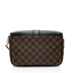 Louis Vuitton Damier Ebene Calfskin Clapton PM Shoulder Bag (SHF-1qRtRy)