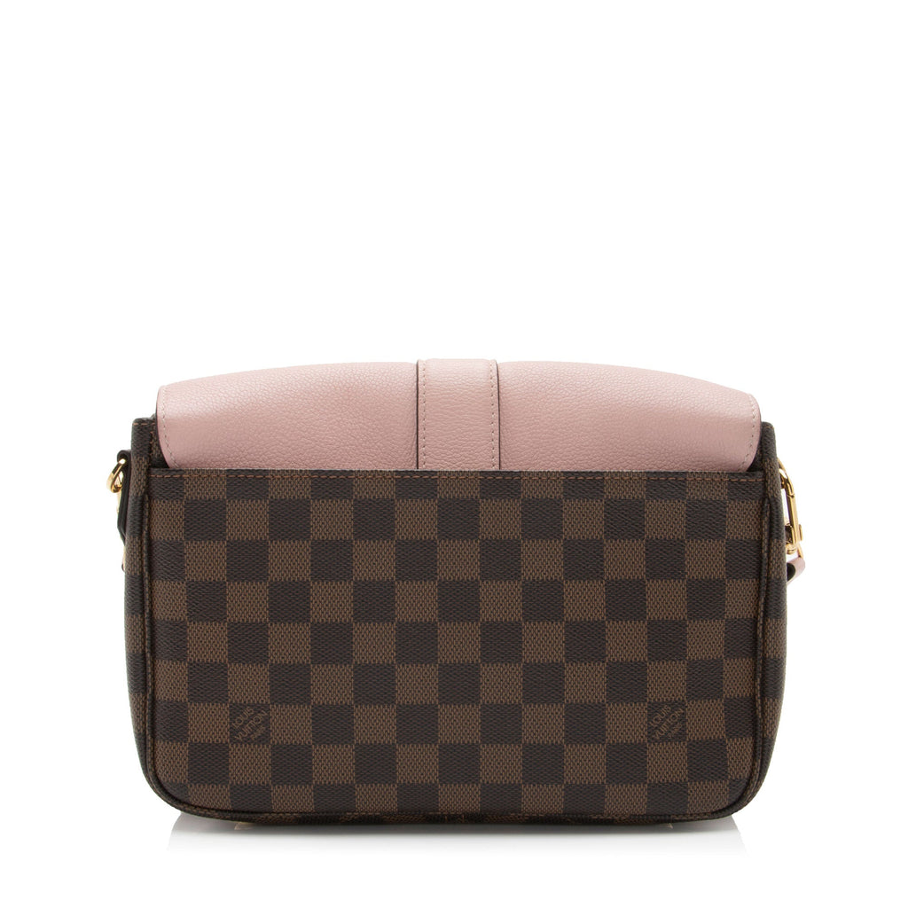 Louis Vuitton Damier Ebene Calfskin Clapton PM Shoulder Bag (SHF-XEo126)