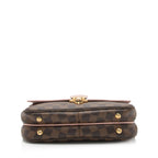 Louis Vuitton Damier Ebene Calfskin Clapton PM Shoulder Bag (SHF-XEo126)