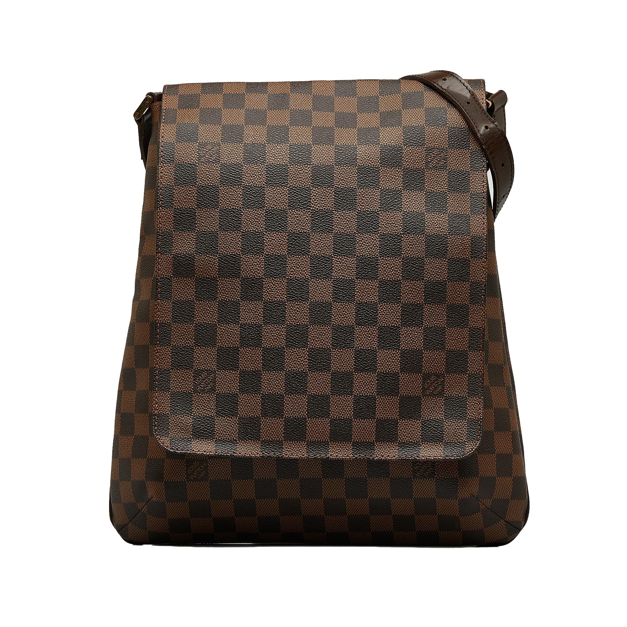 Louis Vuitton Damier Ebene Musette Salsa Long Strap (SHG-BUnnLc)