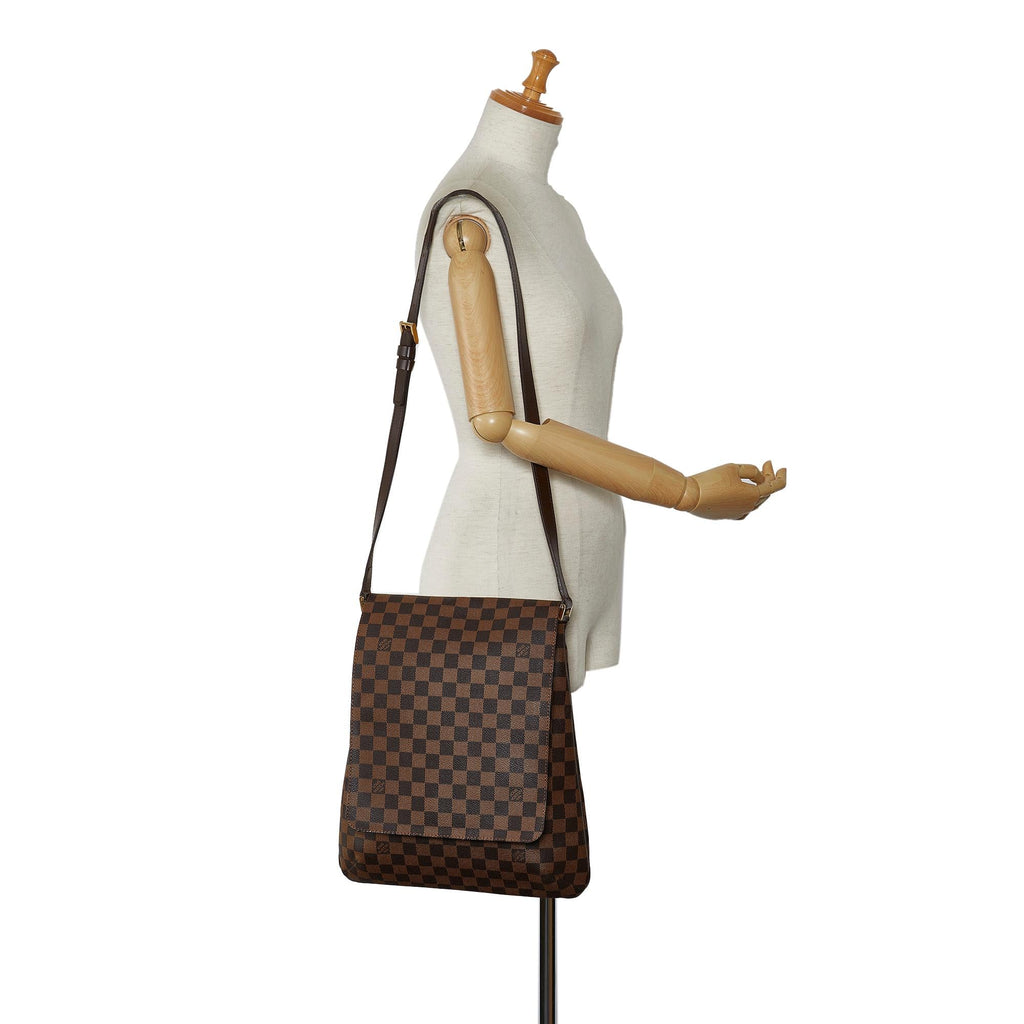 Louis Vuitton Damier Ebene Musette Salsa Long Strap (SHG-BUnnLc)